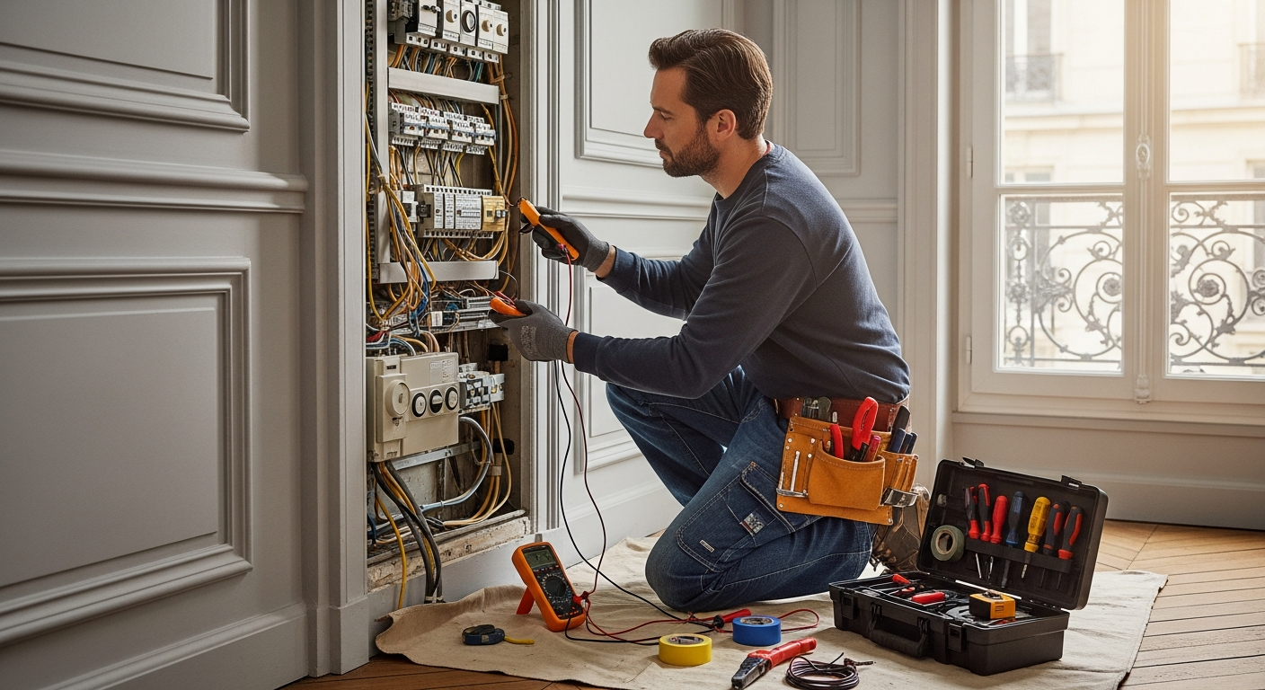 Mise aux normes électriques appartement ancien Paris : Coût, Aides & Étapes 2026